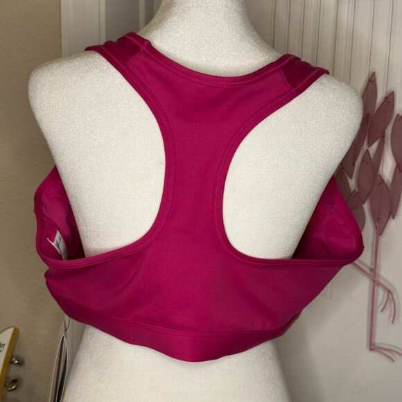 Nike Women's Swoosh Plus Size Support Padded Sports Bra - Picture 2 of 3